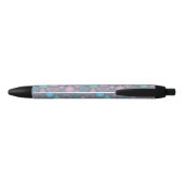 Gemstone Icon Pattern Zwarte Inkt Pen (Achterkant)