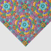 Gemstone Kijk kleurrijke mozaïek - 6 Tegel ontkopp Tissuepapier (Detail)