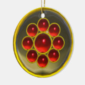 GEMSTONE MON KERAMISCH ORNAMENT (Links)