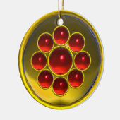 GEMSTONE MON KERAMISCH ORNAMENT (Links)