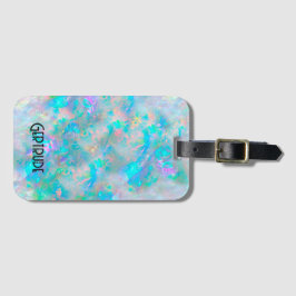 gemstone opal bagagelabel