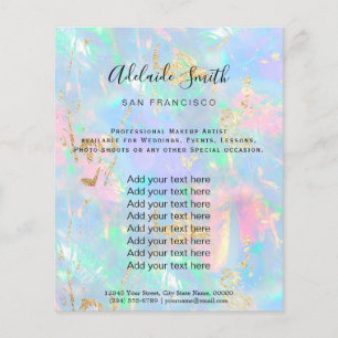 gemstone opal FAUX-irdescent Flyer