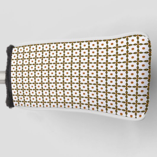 Gemstone Pattern Golf Head Hoesje Golfheadcover (Voorkant)