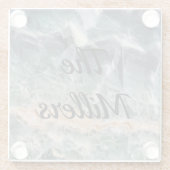 Gemstone Photo Beauful Fluorite Marbling Gem Glazen Onderzetter (Achterkant)