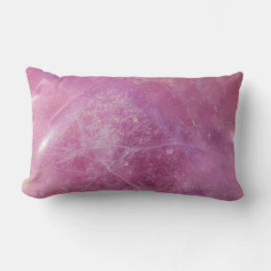 Gemstone Pink Quartz Texture Cushion Sierkussen Kussen