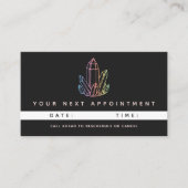 Gemstone Rainbow Quartz Crystal Business Logo Afsprakenkaartje (Voorkant)