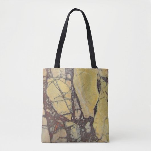 Gemstone Red Yellow Agate Foto gepolijst mineraal Tote Bag (Voorkant)