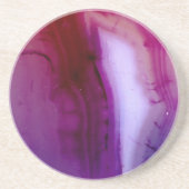 Gemstone-reeks - Agate in Paars 2 Zandsteen Onderzetter (Voorkant)