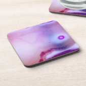 Gemstone-reeks - Agate in Paars 3 Bier Onderzetter (Linkerzijde)