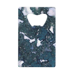 Gemstone-reeks - kwarts onder zwart creditkaart flessenopener