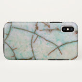 Gemstone-reeks - Light Turquoise Cracked Case-Mate iPhone Case (Achterkant (horizontaal))