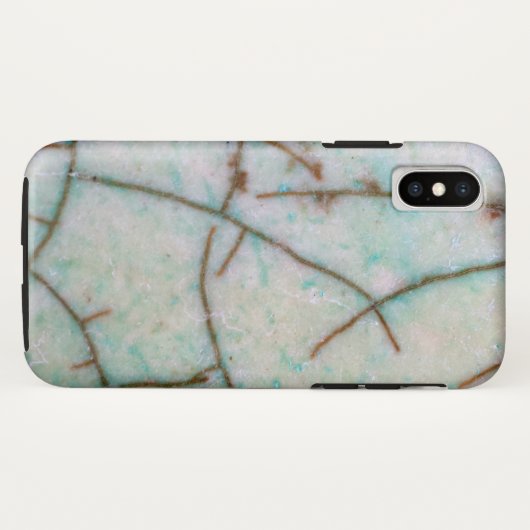 Gemstone-reeks - Light Turquoise Cracked Case-Mate iPhone Case (Achterkant (horizontaal))