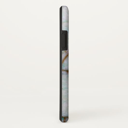 Gemstone-reeks - Light Turquoise Cracked Case-Mate iPhone Case (Achterkant / rechts)