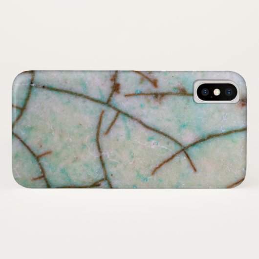 Gemstone-reeks - Light Turquoise Cracked Case-Mate iPhone Case (Achterkant (horizontaal))