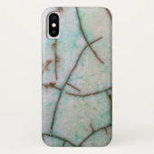 Gemstone-reeks - Light Turquoise Cracked Case-Mate iPhone Case (Achterkant)