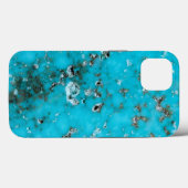 Gemstone-reeks - Mooie, ondeugdelijke Turquoise Case-Mate iPhone Case (Achterkant (horizontaal))