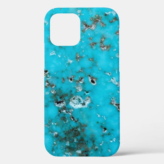 Gemstone-reeks - Mooie, ondeugdelijke Turquoise Case-Mate iPhone Case (Achterkant)