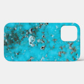 Gemstone-reeks - Mooie, ondeugdelijke Turquoise Case-Mate iPhone Case (Achterkant (horizontaal))