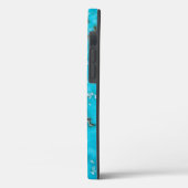Gemstone-reeks - Mooie, ondeugdelijke Turquoise Case-Mate iPhone Case (Achterkant / Links)