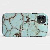 Gemstone-reeks - Turquoise Cracked Case-Mate iPhone Case (Achterkant (horizontaal))