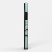 Gemstone-reeks - Turquoise Cracked Case-Mate iPhone Case (Achterkant/rechts)