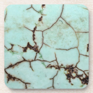 Gemstone-reeks - Turquoise Cracked Drankjes Onderzetter