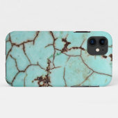 Gemstone-reeks - Turquoise Cracked Hoesje-Mate iPh Case-Mate iPhone Case (Achterkant (horizontaal))