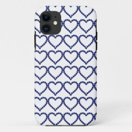 Gemstone Sapphire Blue Heart Case-Mate iPhone Case