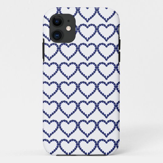 Gemstone Sapphire Blue Heart Case-Mate iPhone Case (Achterkant)