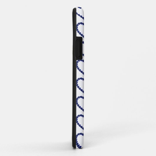 Gemstone Sapphire Blue Heart Case-Mate iPhone Case (Achterkant/rechts)