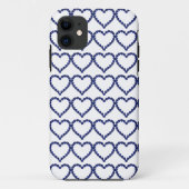 Gemstone Sapphire Blue Heart Case-Mate iPhone Case (Achterkant)