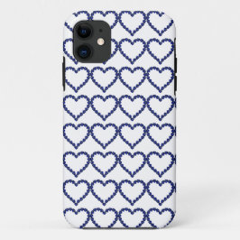 Gemstone Sapphire Blue Heart Case-Mate iPhone Case