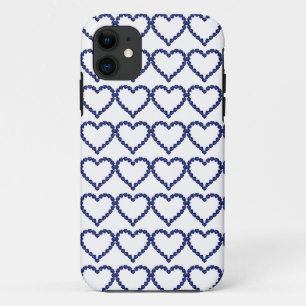 Gemstone Sapphire Blue Heart Case-Mate iPhone Case