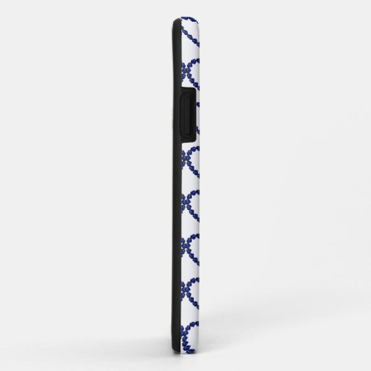 Gemstone Sapphire Blue Heart Case-Mate iPhone Case (Achterkant/rechts)