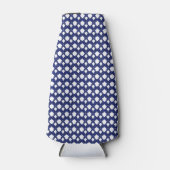 Gemstone Sapphire Blue Heart Flesjeskoeler (Voorkant)