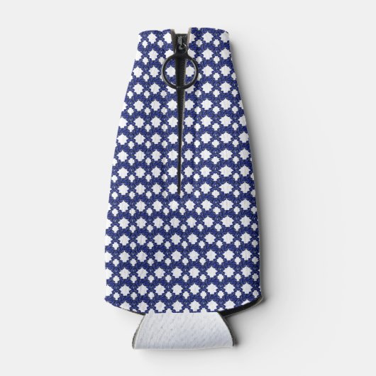 Gemstone Sapphire Blue Heart Flesjeskoeler (Achterkant)