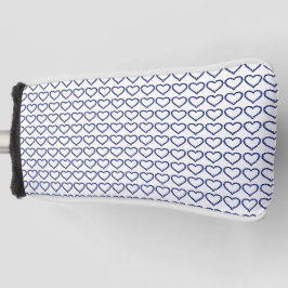 Gemstone Sapphire Blue Heart Golfheadcover