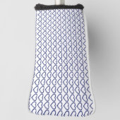 Gemstone Sapphire Blue Heart Golfheadcover (Draai 90)