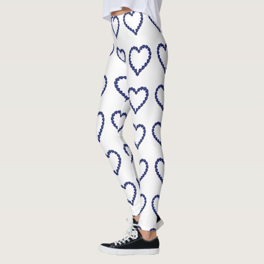 Gemstone Sapphire Blue Heart Leggings (Links)