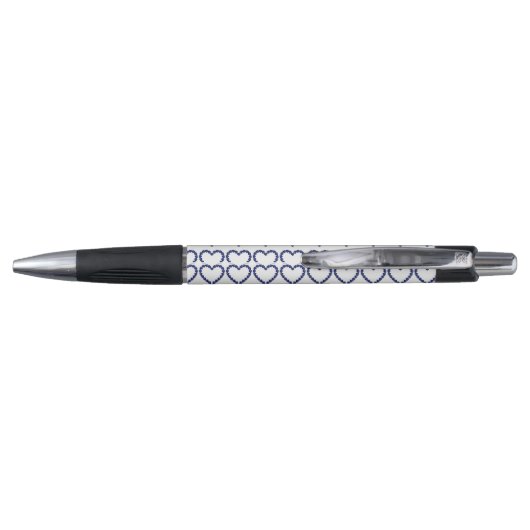 Gemstone Sapphire Blue Heart Pen (Achterkant)