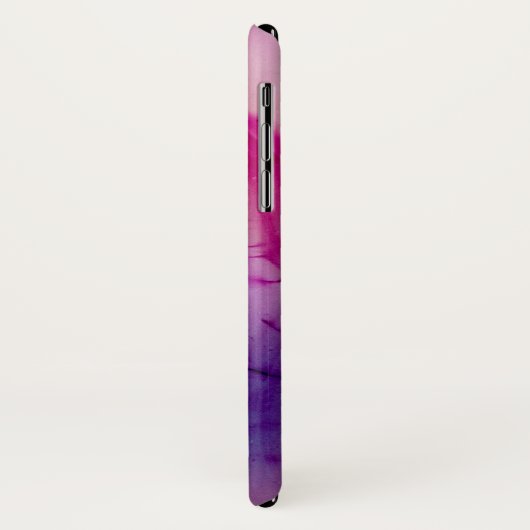 Gemstone-serie - geagateerd in Paars met kwarts Case-Mate iPhone Case (Achterkant/links)