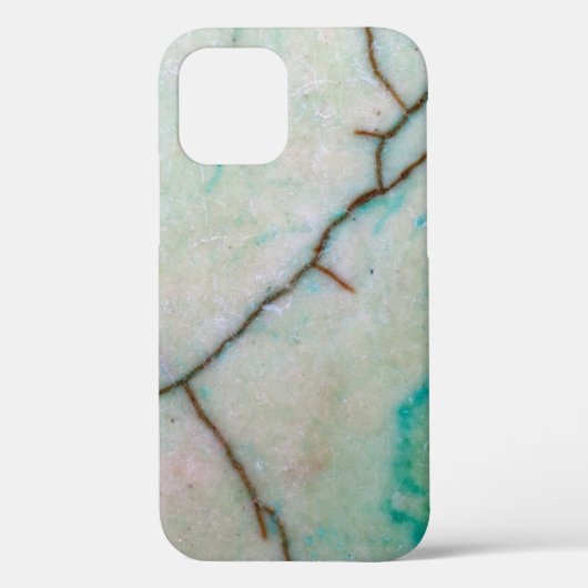 Gemstone-serie - gekrokken turquotering met groen Case-Mate iPhone case (Achterkant)