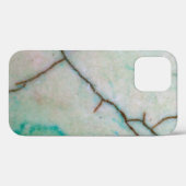 Gemstone-serie - gekrokken turquotering met groen Case-Mate iPhone case (Achterkant (horizontaal))