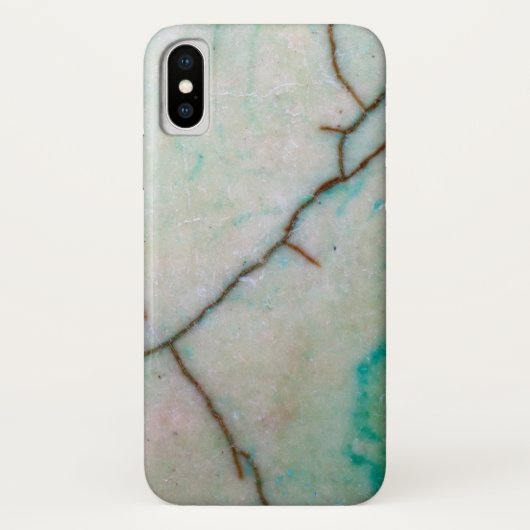 Gemstone-serie - gekrokken turquotering met groen Case-Mate iPhone case (Achterkant)