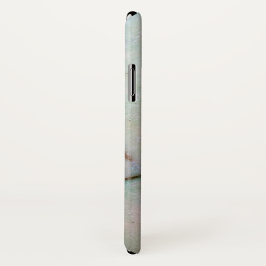 Gemstone-serie - gekrokken turquotering met groen Case-Mate iPhone case (Achterkant / rechts)