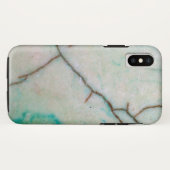 Gemstone-serie - gekrokken turquotering met groen Case-Mate iPhone case (Achterkant (horizontaal))