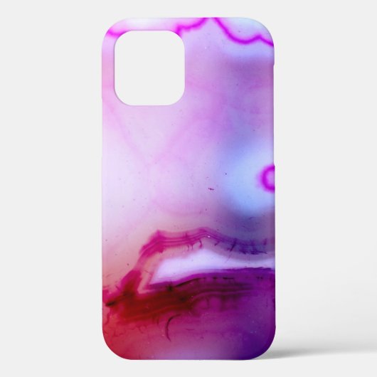 Gemstone-serie - Paars geagateerd met wit kwarts Case-Mate iPhone Case (Achterkant)