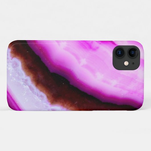 Gemstone Series - Agate in Paarse Hoesje-Mate iPho Case-Mate iPhone Case (Achterkant (horizontaal))