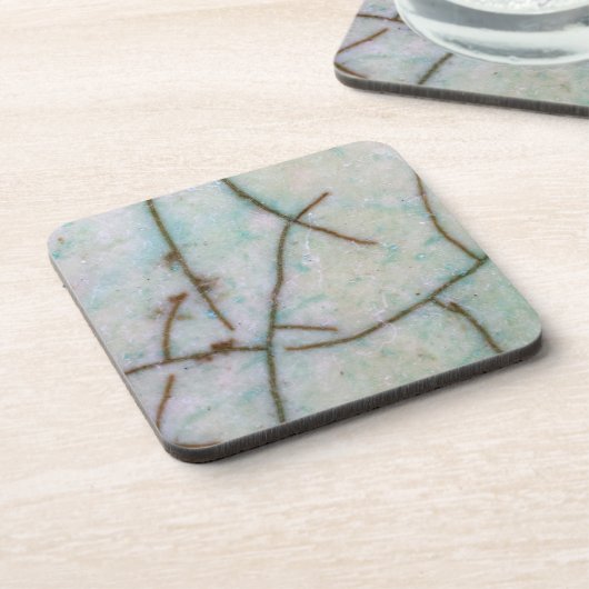 Gemstone Series - Italiaanse marmer Drankjes Onderzetter (Linkerzijde)