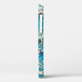 Gemstone Series - Stylish Turquoise Roadmap Hoesje (Achterkant / Links)